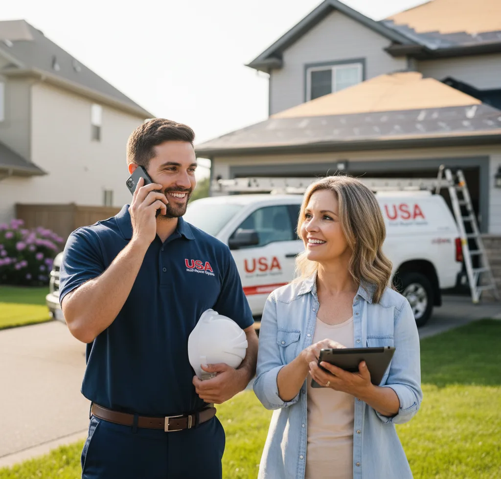 USA Roof Repair Experts customer support in Newport